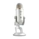 LOGITECH BLUE YETI Micrófono premium USB streaming con Blue VO!CE, Plateado, 988-000506