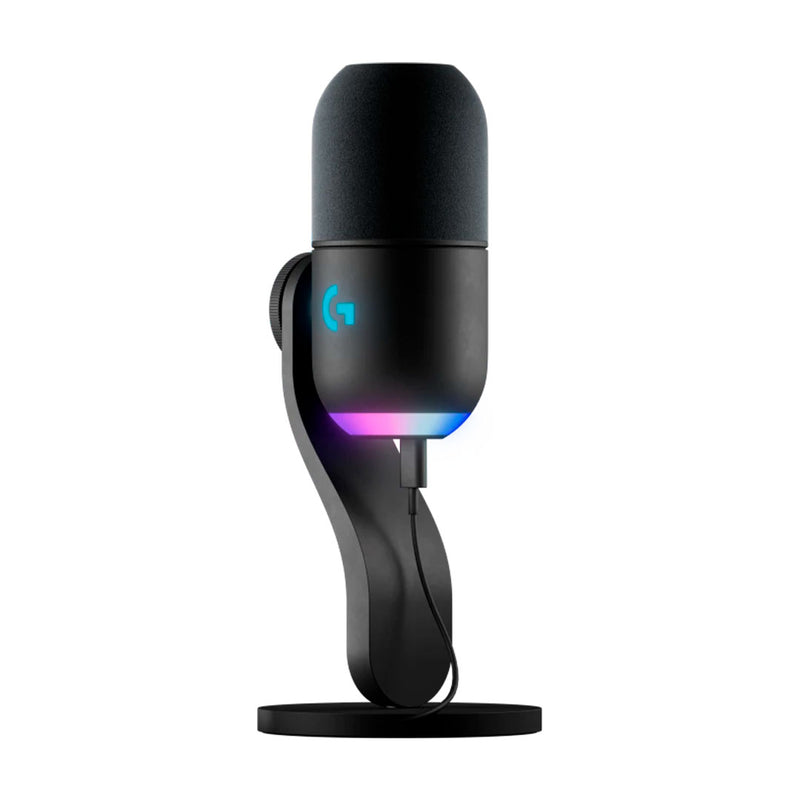 LOGITECH YETI GX Micrófono Negro USB, GAMING, RGB LIGHTSYNC, 988-000568