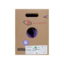 SIEMON 9C6L4-E2-RXA Cable UTP Sólido 4P Cat.6 24AWG LSZH, IEC 60332-1-IEC 60332-3 Violeta (Cajax305mt)