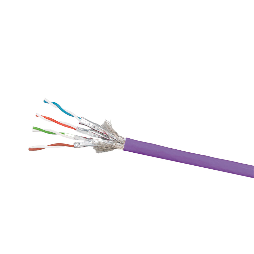 SIEMON 9T7L4-E10 Cable de Red S-FTP Sólido Cat 7A TERA 23AWG 1000Mhz LSZH Violeta 305m