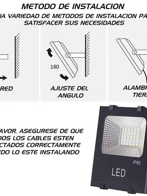YUS LR00-5054-50F (CAJA ABIERTA 9/10) Reflector Led Outdoor 50w IP66