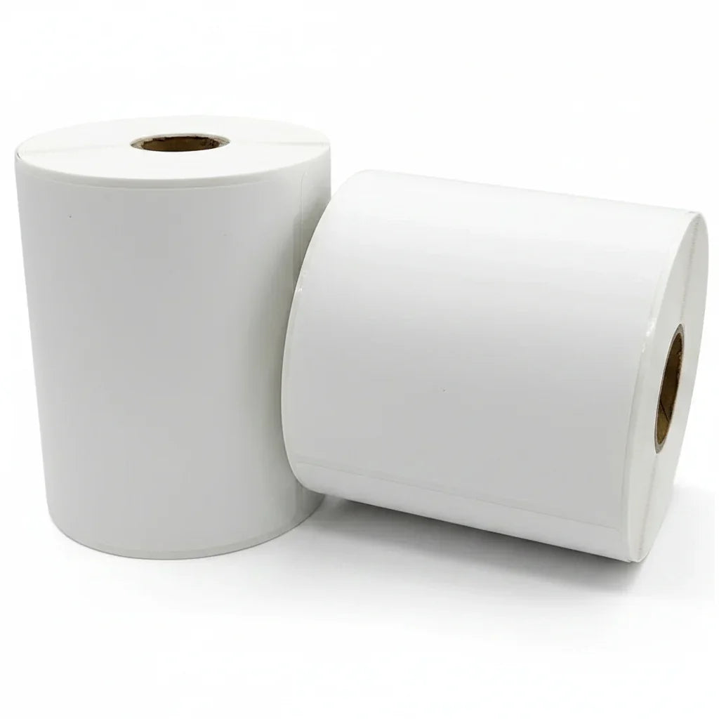WAX EPX5004x4 Rollo de Etiqueta de Papel Autoadhesivo 500 x 4” x 4” T.1
