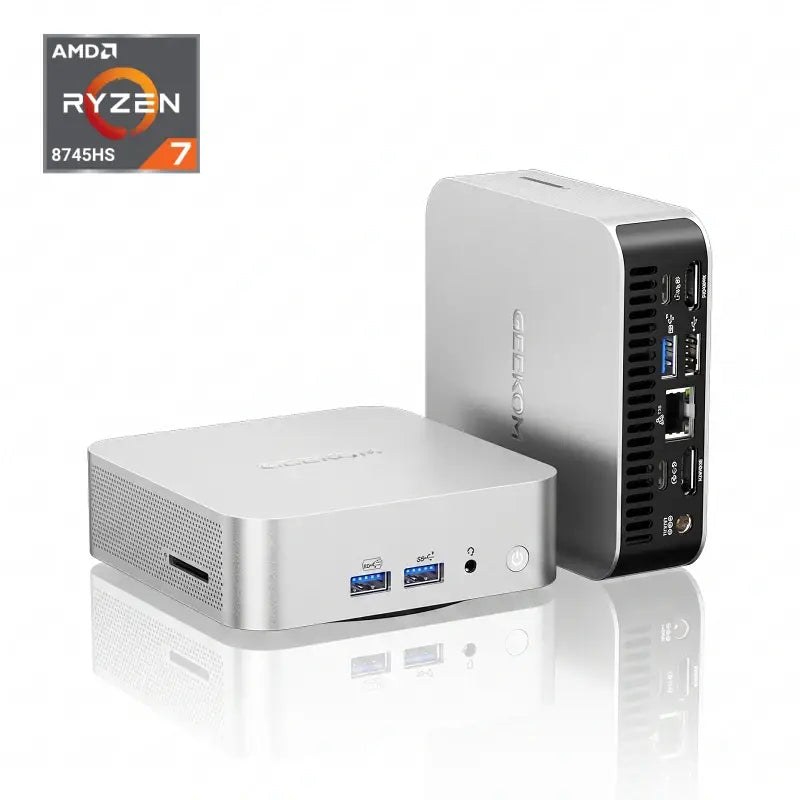 GEEKOM A8 Max Mini PC AMD Ryzen 7 8745HS Incluye 16GB RAM DDR5 y 1TB SSD