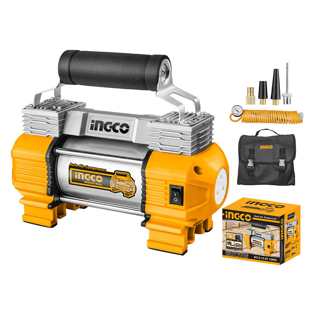 INGCO AAC2508 Compresor de aire automático 12V. 18A