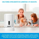 DIMAX G111 Smart Pet Feeder with 2K 3MP Camera Control by Smart Life APP, Alexa, Google Assistant