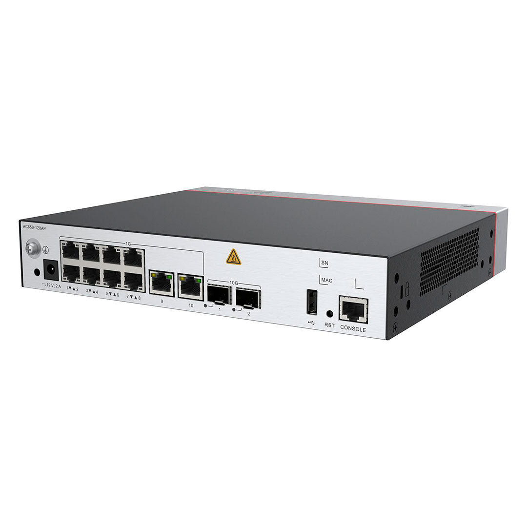 HUAWEI eKIT AC650-128AP Controlador para 128 Acces Point, 10 Puertos Gigabit 2SFP+ 10G
