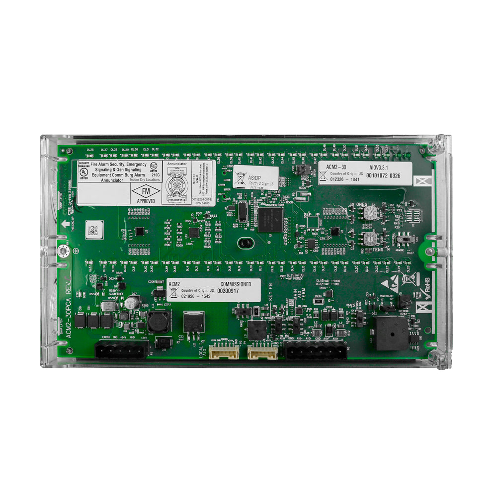 NOTIFIER ACM-30 Módulo de control de anunciación con 30 botones para paneles Inspire