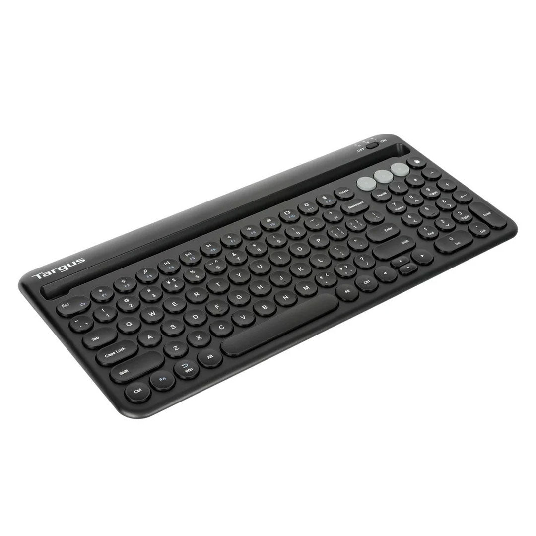 TARGUS AKB867ES Teclado inalámbrico antimicrobiano con soporte multidispositivo