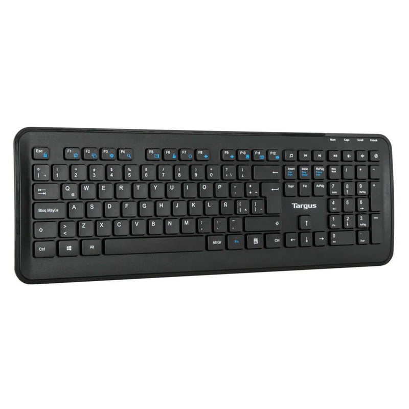 TARGUS AKM610ES Teclado + mouse inalámbrico, Negro