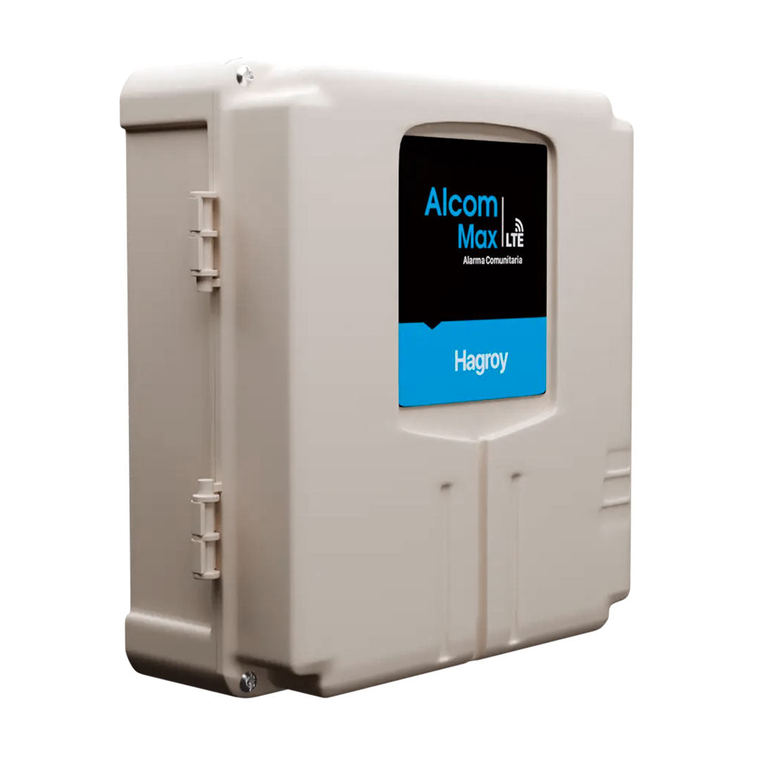 HAGROY HG-AC-ALMX4G  Alarma Comunitaria Smart ALCOM MAX 4G 2000 Usuarios APP iHagroy