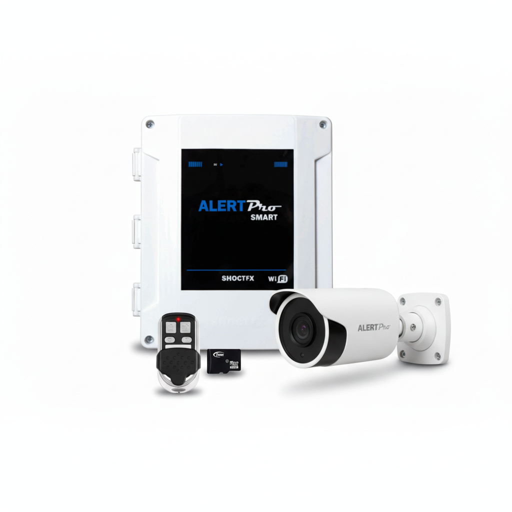SHOCTIX ST-PRO 4GLITE Alarma Comunitaria 4G LITE WiFi con Audios de Voz Personalizado