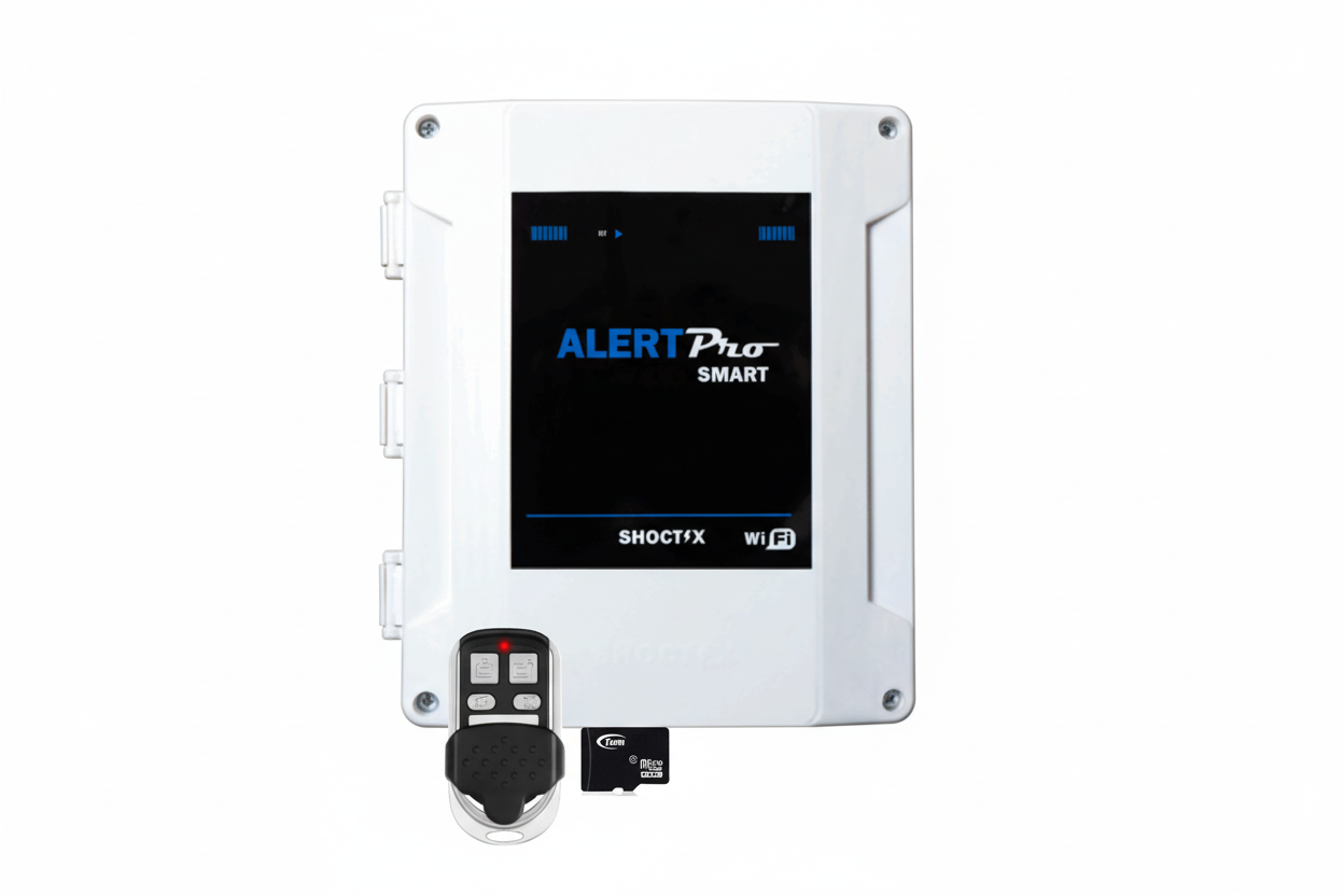 SHOCTIX ST-ALERT-PRO SMART Panel de Alarma Dual WiFi con Audios de Voz Personalizado