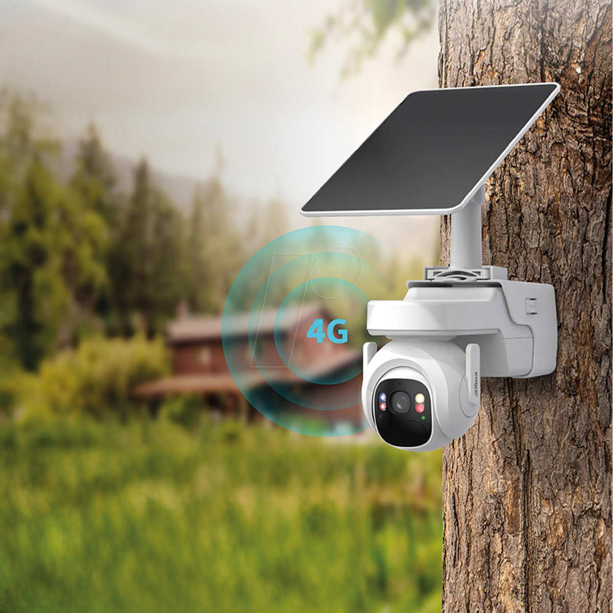 DAHUA APOLLO PICOO A1 Kit Camara de Seguridad 4G PT 4MP con Panel Solar y Bateria DH-KIT/BP4A-4G/M0508