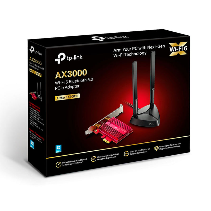 TP-LINK ARCHER TX3000E Adaptador inalámbrico PCIe WIFI 6 AX3000