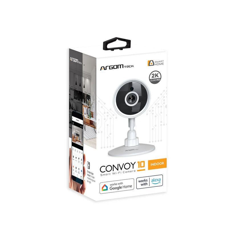 ARGOMTECH CAMARA INTELIGENTE CONVOY 10 WIFI 2K QHD INTERIORES