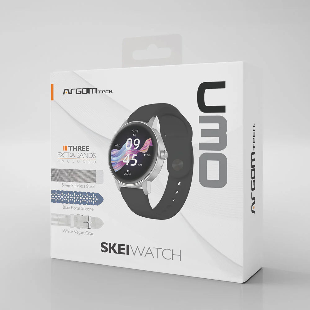 ARGOMTECH RELOJ SMART SKEIWATCH C30 ASTRAL BEIGE BG 3 CORREAS