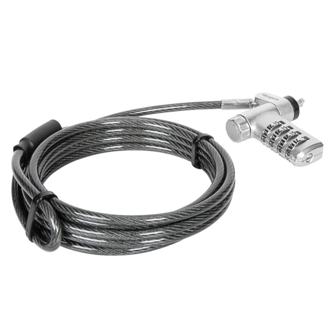 TARGUS ASP96RGLX Cable de seguridad Defcon Ultimate de combinación universal reiniciable