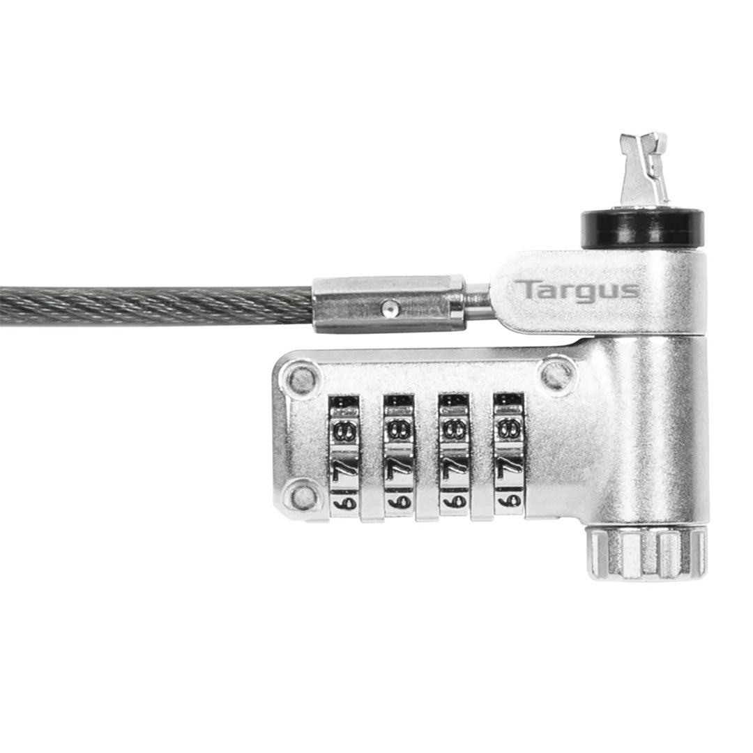TARGUS ASP96RGLX Cable de seguridad Defcon Ultimate de combinación universal reiniciable
