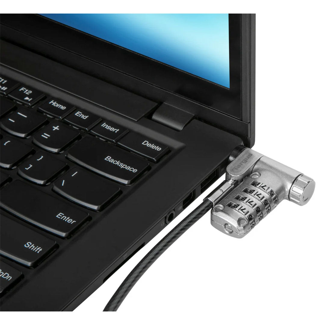 TARGUS ASP96RGLX Cable de seguridad Defcon Ultimate de combinación universal reiniciable