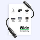 UGREEN AV130 20712 Cable de Audio XLR Macho a Hembra 5m