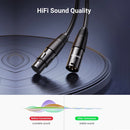 UGREEN AV130 20712 Cable de Audio XLR Macho a Hembra 5m