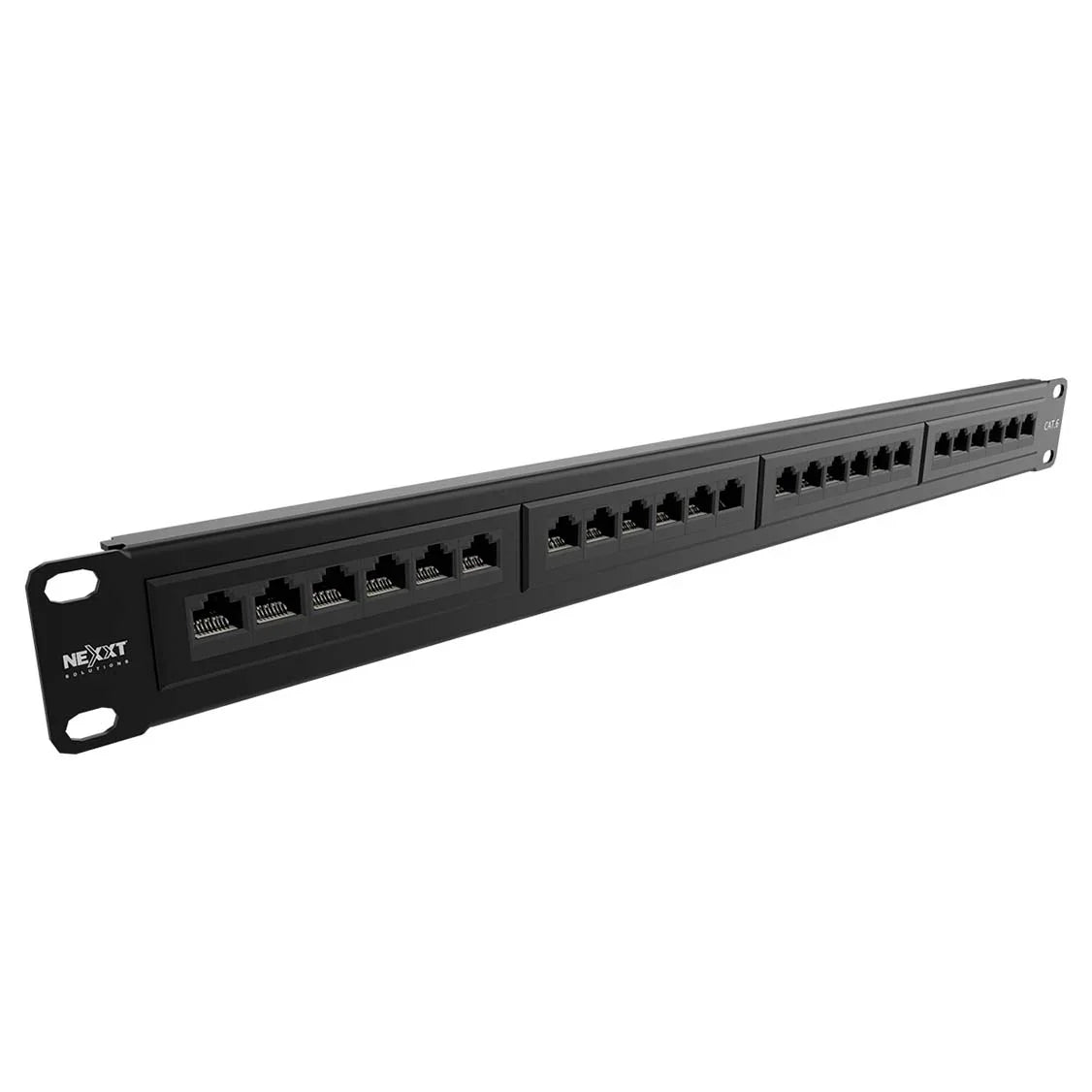 NEXXT SOLUTIONS AW191NXT06 Patch Panel Rack 24P 1U Cat6 Pre-config Tip