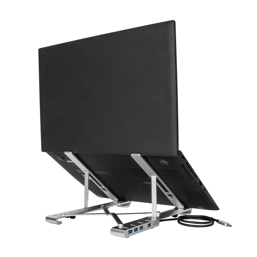 TARGUS AWU100205GL Soporte para laptop + concentrador USB-A