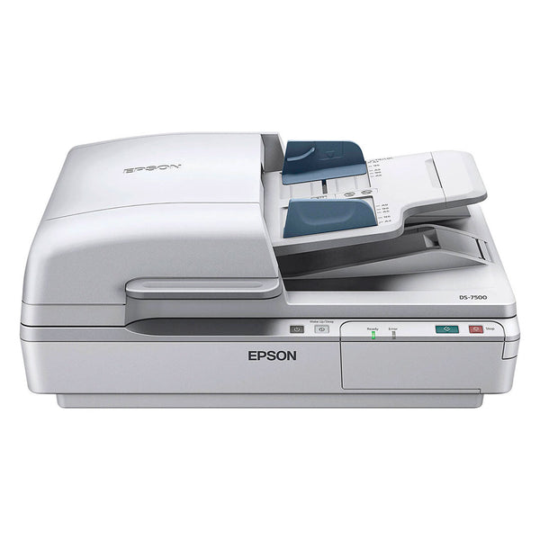 EPSON WORFORCE DS-7500 Escáner a color A4 con alimentador automático de documentos de 100 hojas, Velocidad: 40 ppm, B11B205321