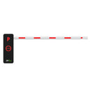 ZKTECO BG1060L Barrera vehicular brazo telescópico 6m lado izquierdo. Gabinete con luz led