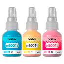 BROTHER BT50013PK, Kit de tinta Brother 5001 com 3 garrafas: Ciano/Magenta/Amarelo Ultra Rendimento