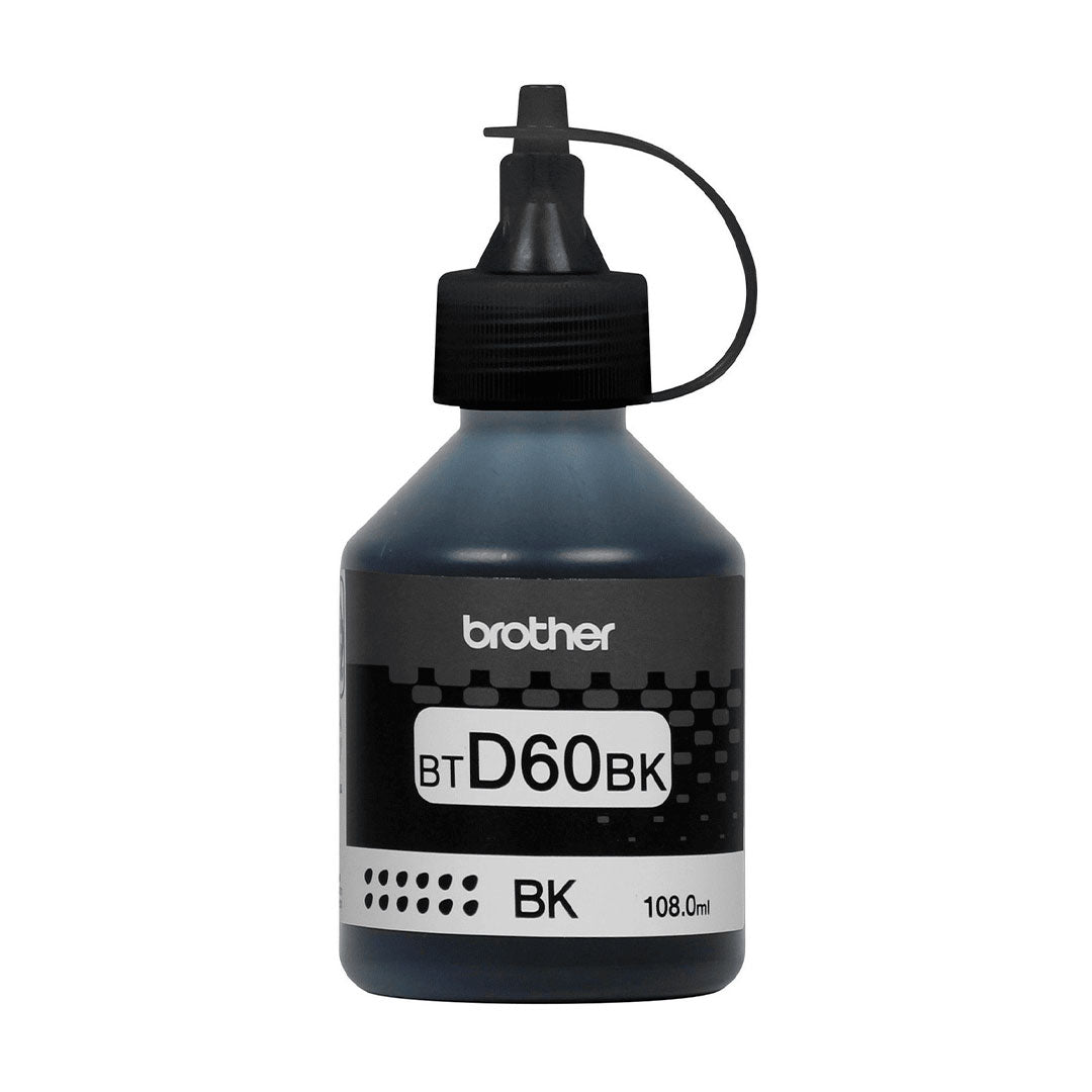BROTHER BTD60BK Botella de tinta Brother D60 Negro de Ultra alto rendimiento