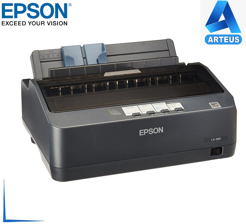 EPSON C11CC24011 - Impresora de Impacto LX-350 matriz de 9 pines velocidad máxima 347 cps 10 cpi.