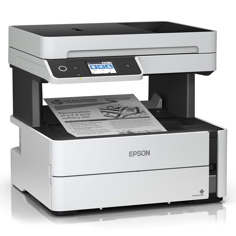 EPSON ECOTANK ET-M3170 Impresora Multifuncional de tinta imprime escanea copia fax USB LAN WiFi