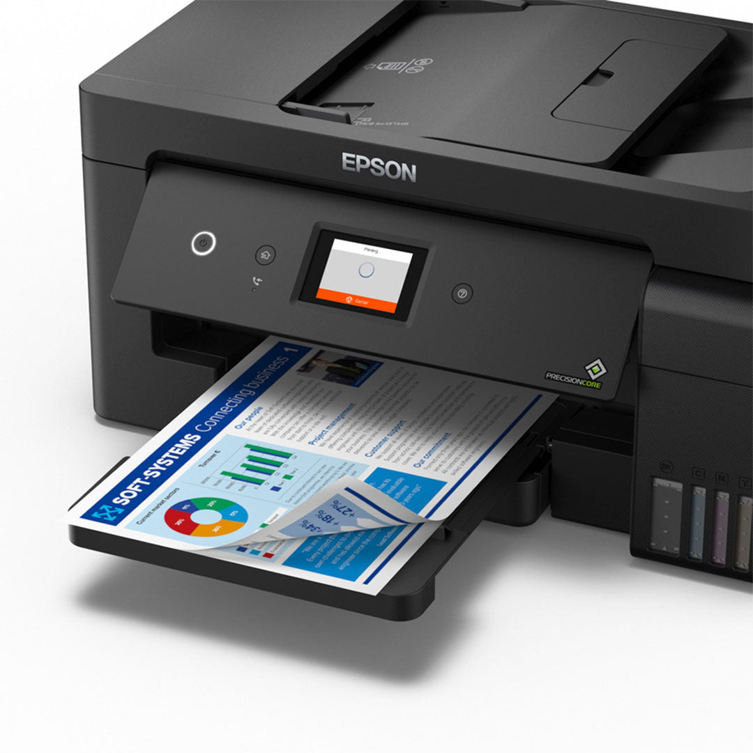 EPSON ECOTANK L14150 Impresora Multifuncional de tinta continua, Imprime, Escanea, Copia, Fax, Wifi, USB, Ethernet (C11CH96303)