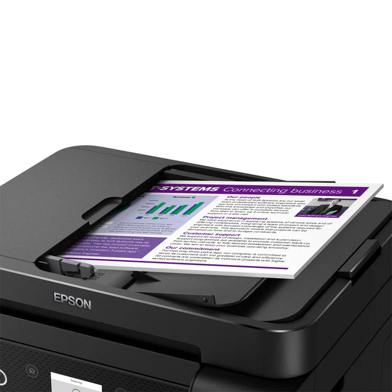 EPSON ECOTANK L6270 Impresora Multifuncional 3 en 1, Imprime, Escanea, Copia, conexión LAN y Wi-Fi (C11CJ61301)