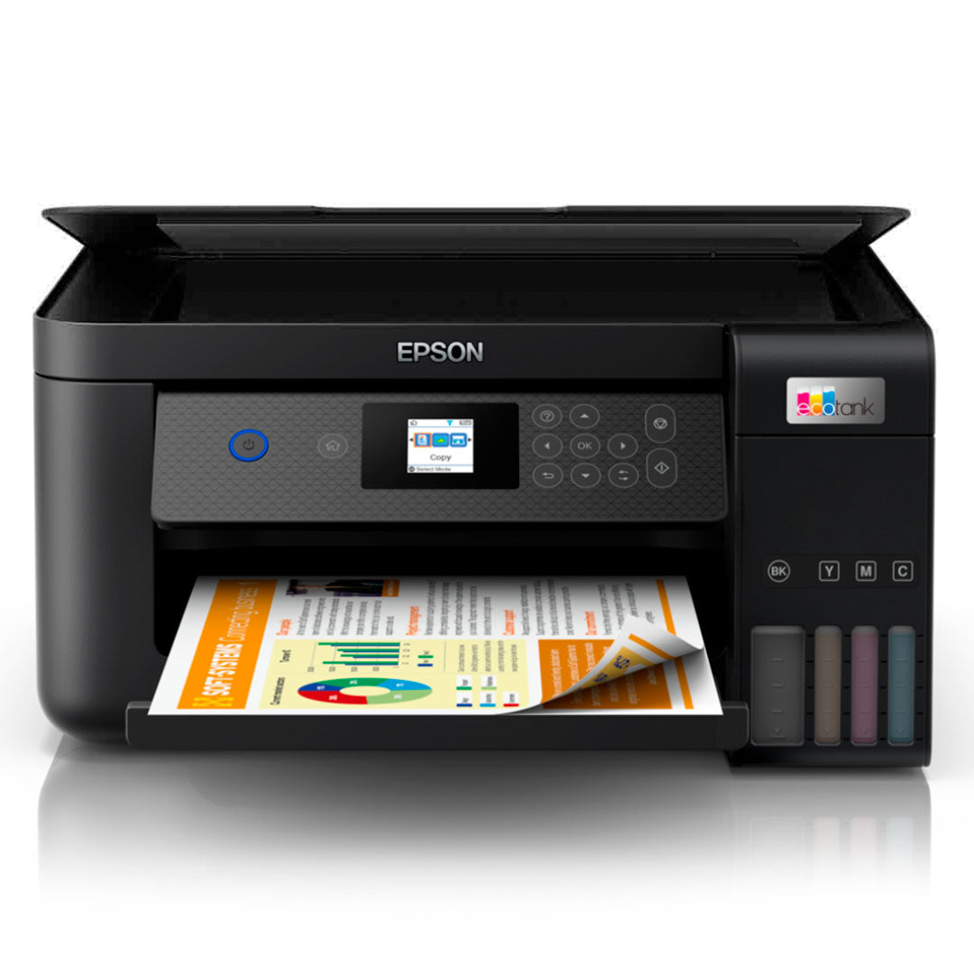 EPSON C11CJ63301  Impresora multifuncional ECOTANK L4260 WIFI USB Sistema continuo de tinta 3 en 1, copia imprime escanea, Impresión dúplex,  amplia y reduce