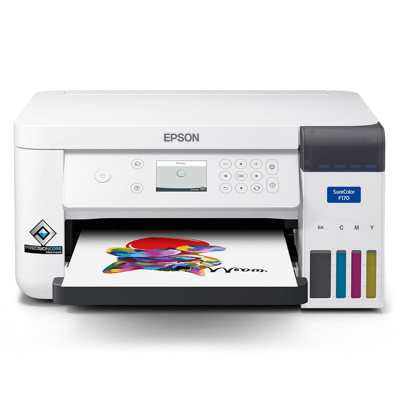 EPSON F170 - IMPRESSORA DE SUBLIMAÇÃO SURECOLOR F170, INTERFACE USB 2.0, SEM FIO (802.11B/G/N) 