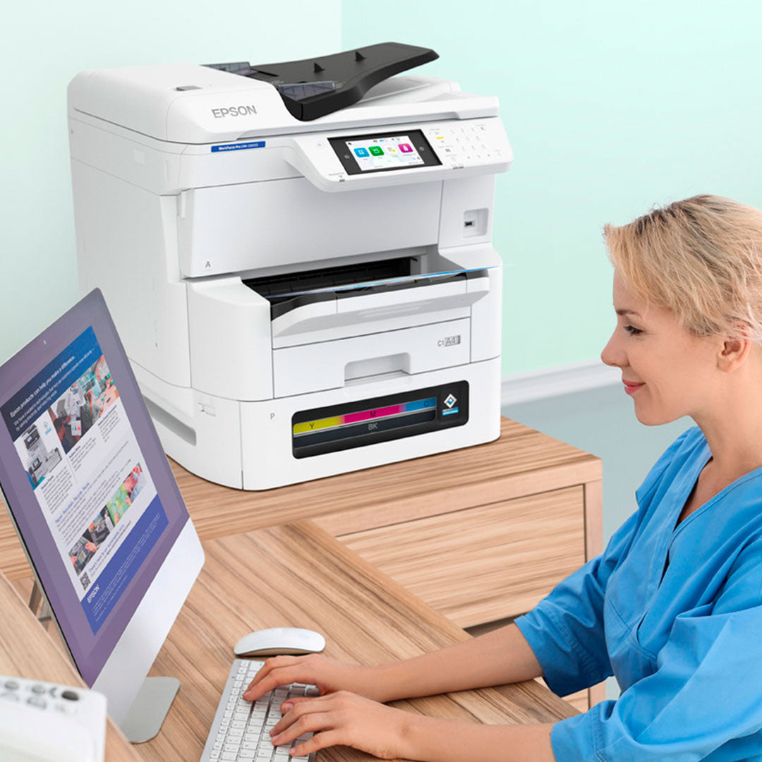 EPSON C11CL31301 Impresora Multifuncional WorkForce Pro EM-C8100 A3 a Color USB Red