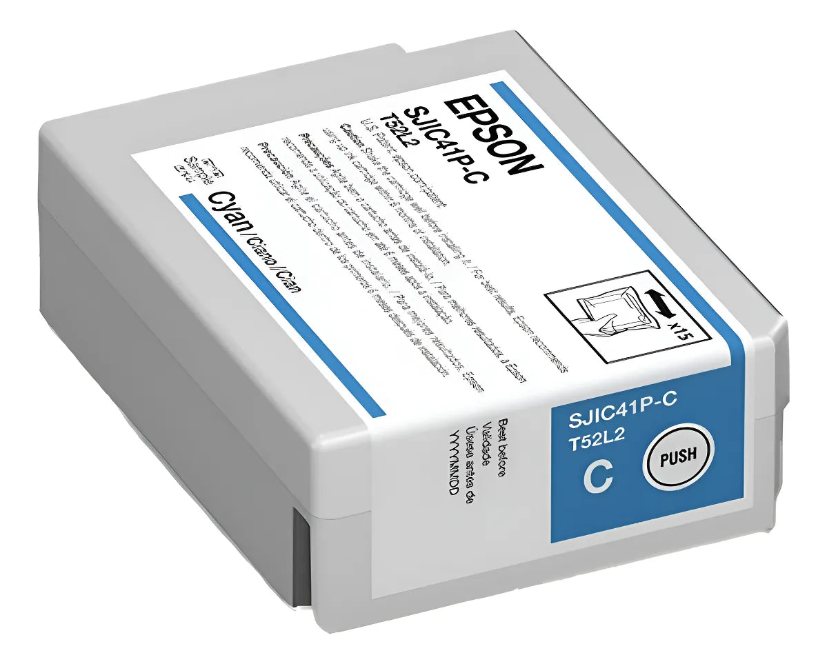 EPSON C13T52L220 Cartucho de Tinta Cyan para Impresoras ColorWorks