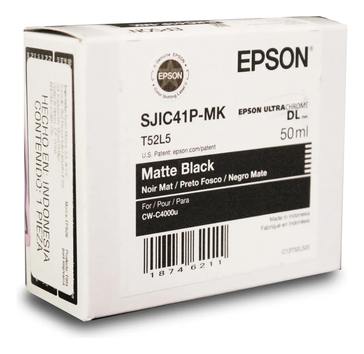 EPSON C13T52L520 Cartucho de Tinta Negra Mate para ColorWorks