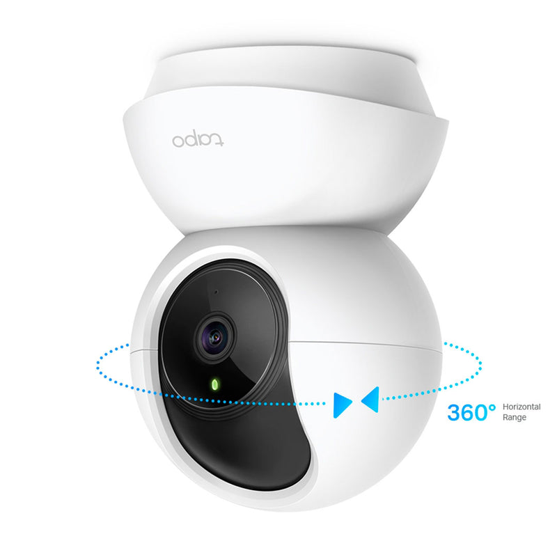 TP-LINK TAPO C210 Cámara de Seguridad WIFI Inalámbrica 2K 3MP, 360º, luz, sonido, micrófono y parlante. ALEXA