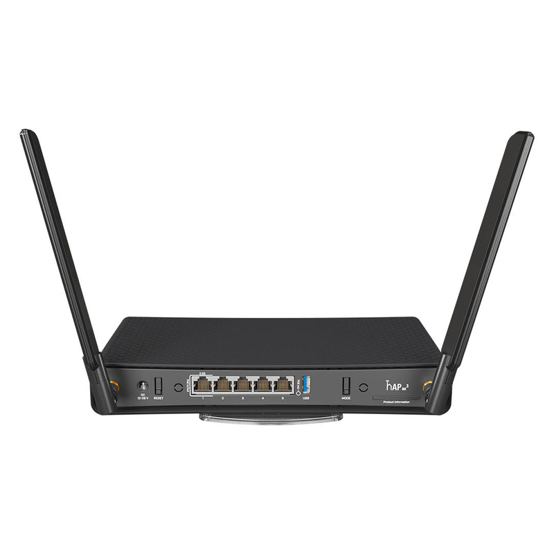Placa de roteador MIKROTIK C53UiG+5HPaxD2HPaxD com 4 portas gigabit ethernet e WiFi6 de banda dupla