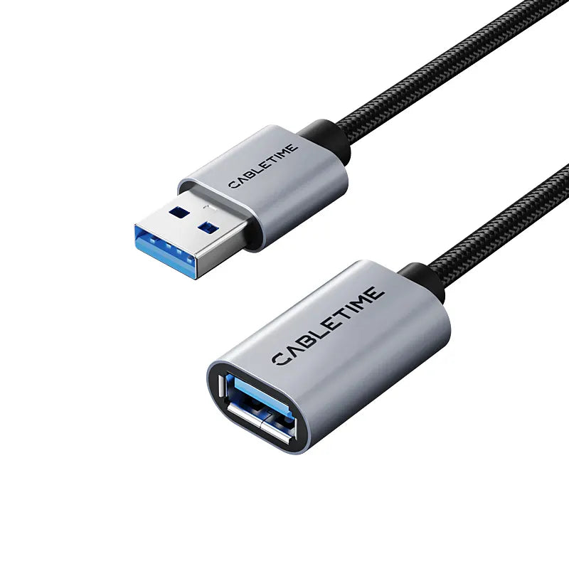 CABLETIME CA17N Cable de Extensión USB-A 3.0 3M CT-AMAF1-AG3