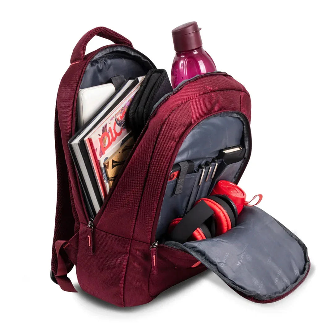 COOL CAPITAL ZILKER Mochila para laptop 15.6" pulgadas, Vino
