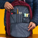 COOL CAPITAL ZILKER Mochila para laptop 15.6" pulgadas, Vino