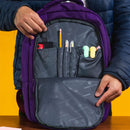 COOL CAPITAL ZILKER Mochila para laptop 15.6" pulgadas, Purpura