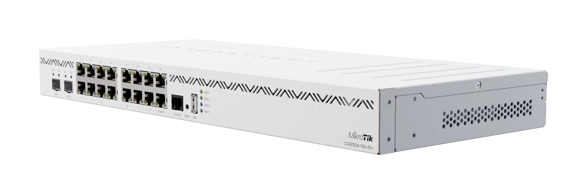 MIKROTIK CCR2004-16G-2S+ Router 16 Puertos Gigabit Cloud Core 2SFP+ ARM 1.7Ghz 4GB