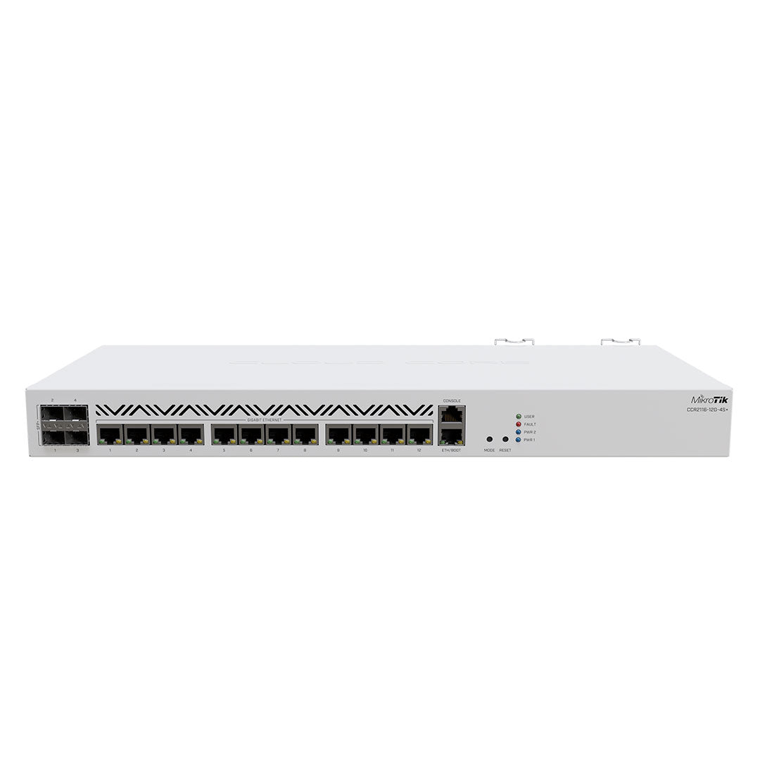 MIKROTIK CCR2116-12G-4S+ Router 12 puertos Gigabit RJ45 y 4 SFP+ 36 Core 16Gb