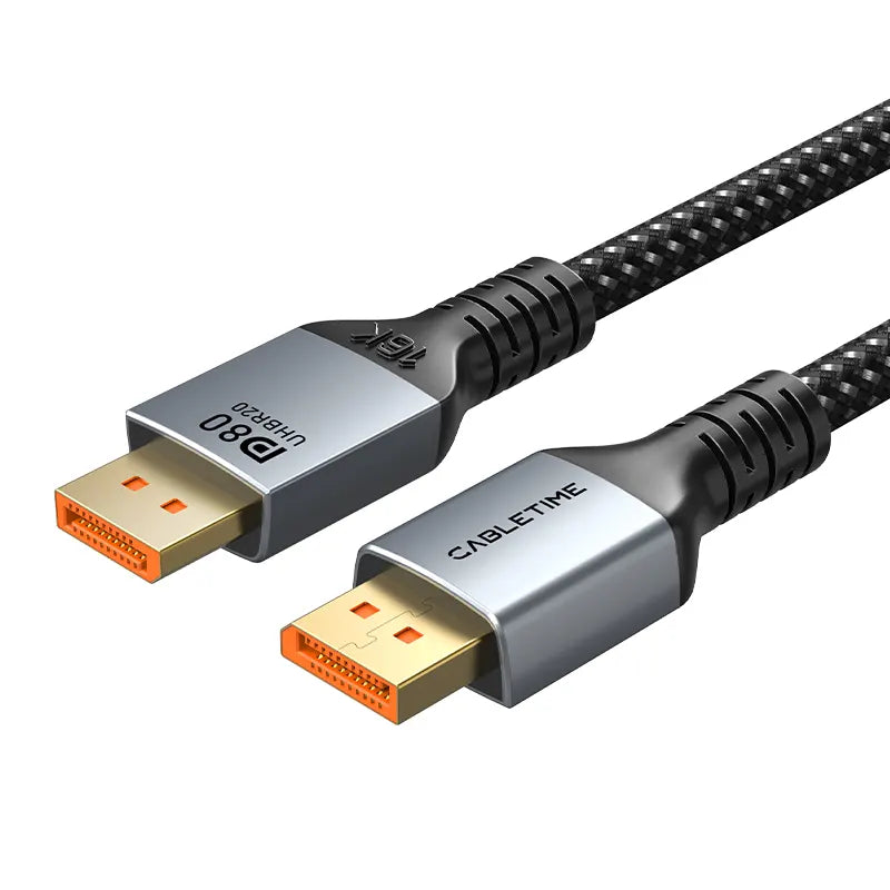 CABLETIME CD13L Cable DisplayPort 2.1 16K 2m CT-DP16K-AG2