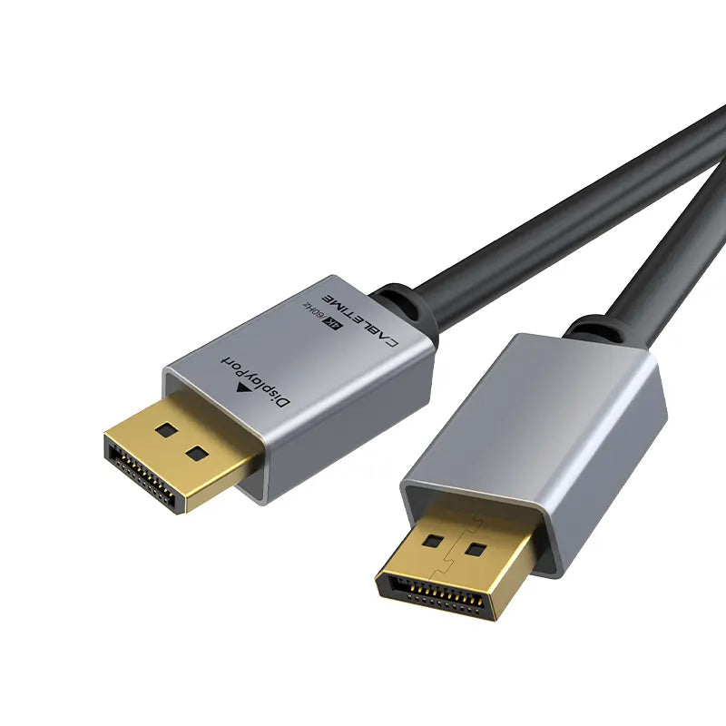 CABLETIME CD20N Cable DisplayPort 1.2 4K 60Hz 3m CT-AV585-P01G-SG3